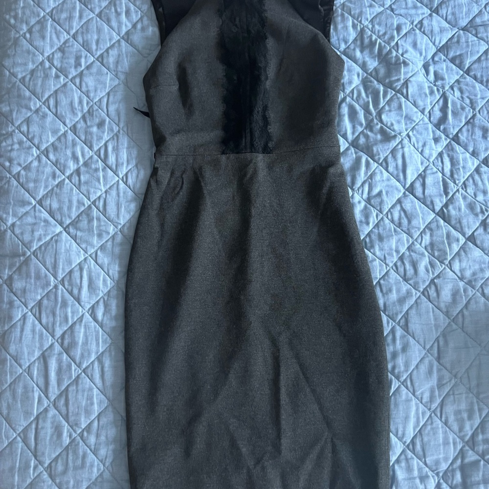 Ava & Aiden Strapless Black Dress